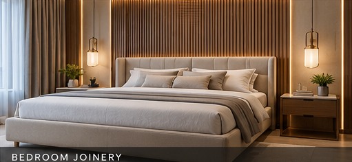 Photorealistic bedroom joinery design concept