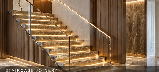 Photorealistic staircase joinery design concept